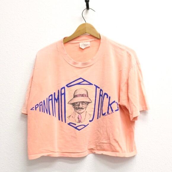 Vintage Panama Jack Cropped T Shirt XL - Picture 1 of 8